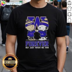 Awesome Peanut Snoopy Charlie Brown T-Shirt featuring Washington Huskies design - perfect for fans all year round!
