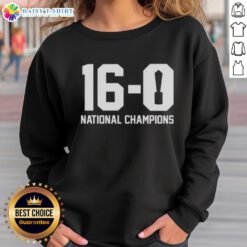 Indiana Hoosiers National Champions 2025 sweatshirt, celebrating the team's victory with bold graphics and vibrant colors.