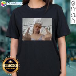 Ariana Grande 'Wicked For Good' ladies tee featuring vibrant colors and stylish design, perfect for fans of the musical.