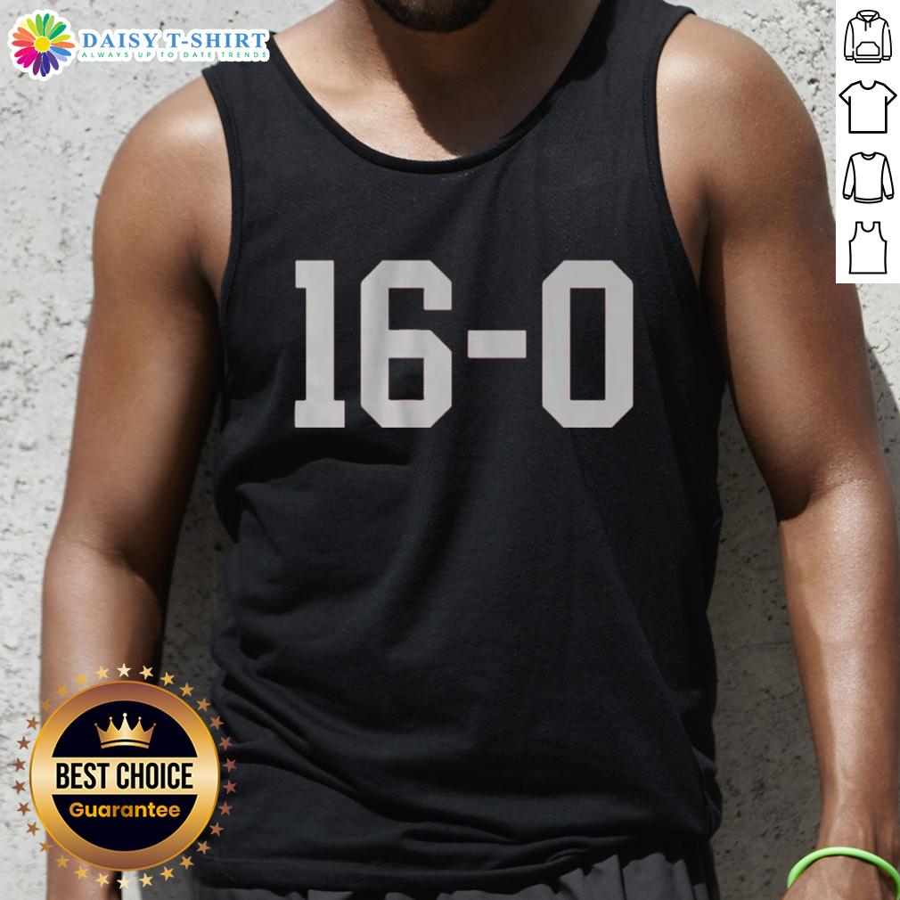 Good Indiana Football 16-0 2025 CFP National Champions tank top featuring bold graphics and team colors.