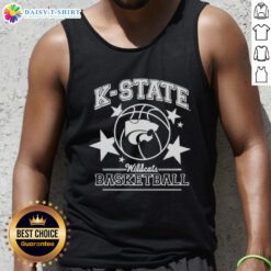 Good Kansas State Wildcats basketball awareness tank top featuring team colors and logo, perfect for fans and athletes.