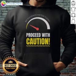Alt Text: Good My Patience Meter Today hoodie for men and women, featuring a humorous design perfect for mood expression.