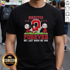 Good Peanuts Ohio State Buckeyes Forever T-Shirt design showcasing team spirit, perfect for loyal fans and game days.