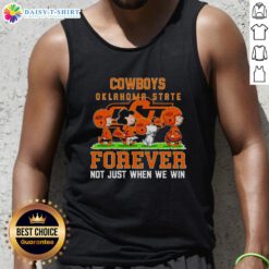 Good Peanuts Oklahoma State Cowboys Forever tank top celebrating team spirit, perfect for fans on game day.