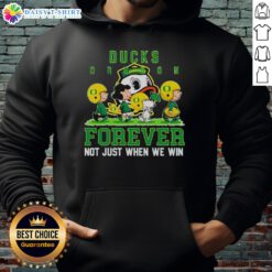 Good Peanuts Oregon Ducks Forever hoodie design featuring vibrant colors and team spirit, perfect for fans year-round.