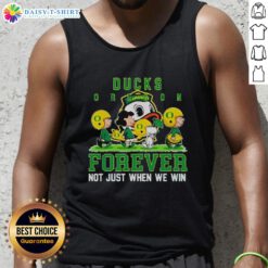 Good Peanuts Oregon Ducks Forever Tank Top Stylish design celebrating Oregon Ducks spirit, perfect for game day or casual wear.