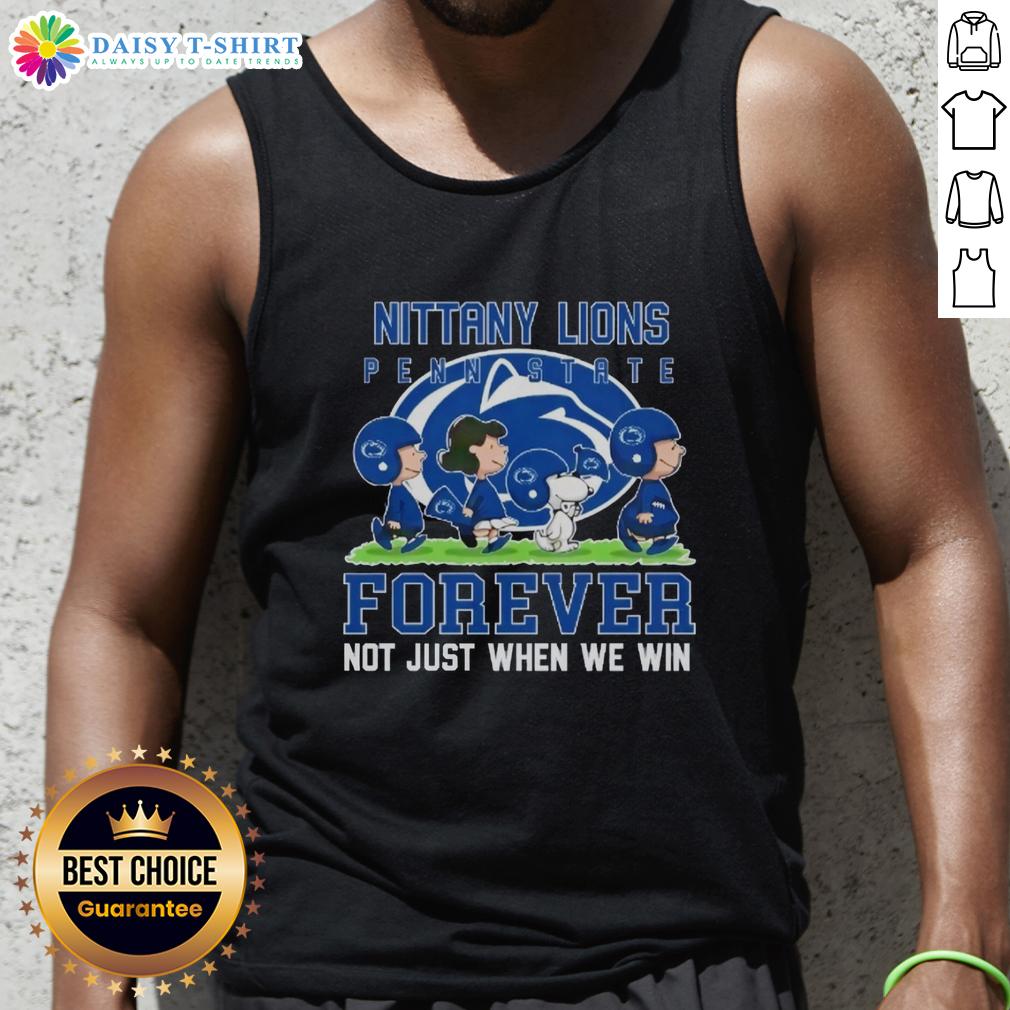 Good Peanuts Penn State Nittany Lions Forever tank top, perfect for showing team spirit anytime, not just when we win.