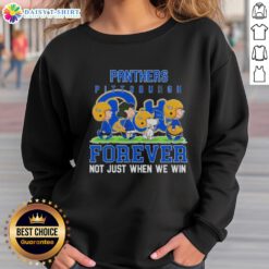 Good Peanuts Pitt Panthers Forever sweatshirt, perfect for fans celebrating every game, not just the wins.