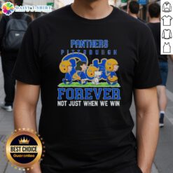 Good Peanuts Pitt Panthers Forever T-Shirt showcasing team spirit, perfect for loyal fans, not just when we win.
