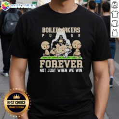 Good Peanuts Purdue Boilermakers Forever T-Shirt featuring a bold design celebrating Purdue spirit, perfect for fans.
