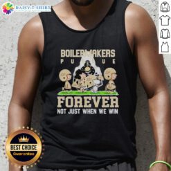 Good Peanuts Purdue Boilermakers Forever tank top featuring bold graphics, perfect for fans celebrating team spirit.