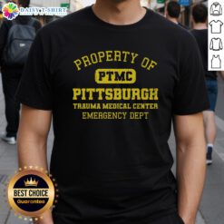 Good Pittsburgh Trauma Medical Center T-Shirt featuring a bold design and logo, perfect for medical professionals and supporters.
