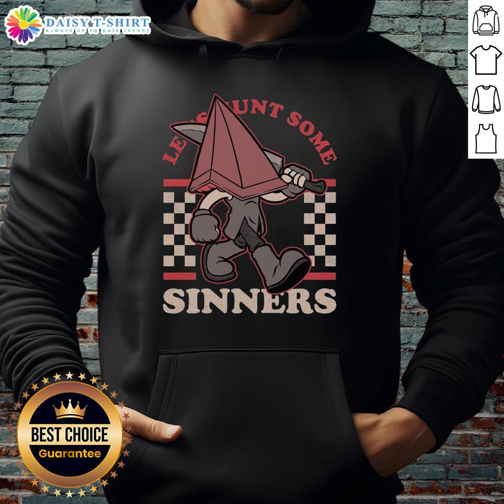 Good Silent Hill Pyramid hoodie featuring a chilling design, perfect for fans who love to hunt some sinners in style.