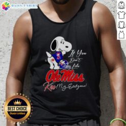 Good Snoopy tank top featuring Ole Miss Rebels design and playful slogan, perfect for game day attire.