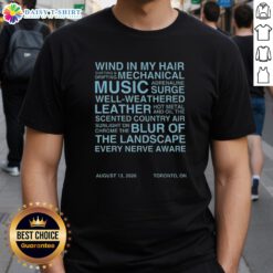 2026 T-shirt featuring 'Nice Wind In My Hair' design, perfect for a carefree, shifting and drifting lifestyle.