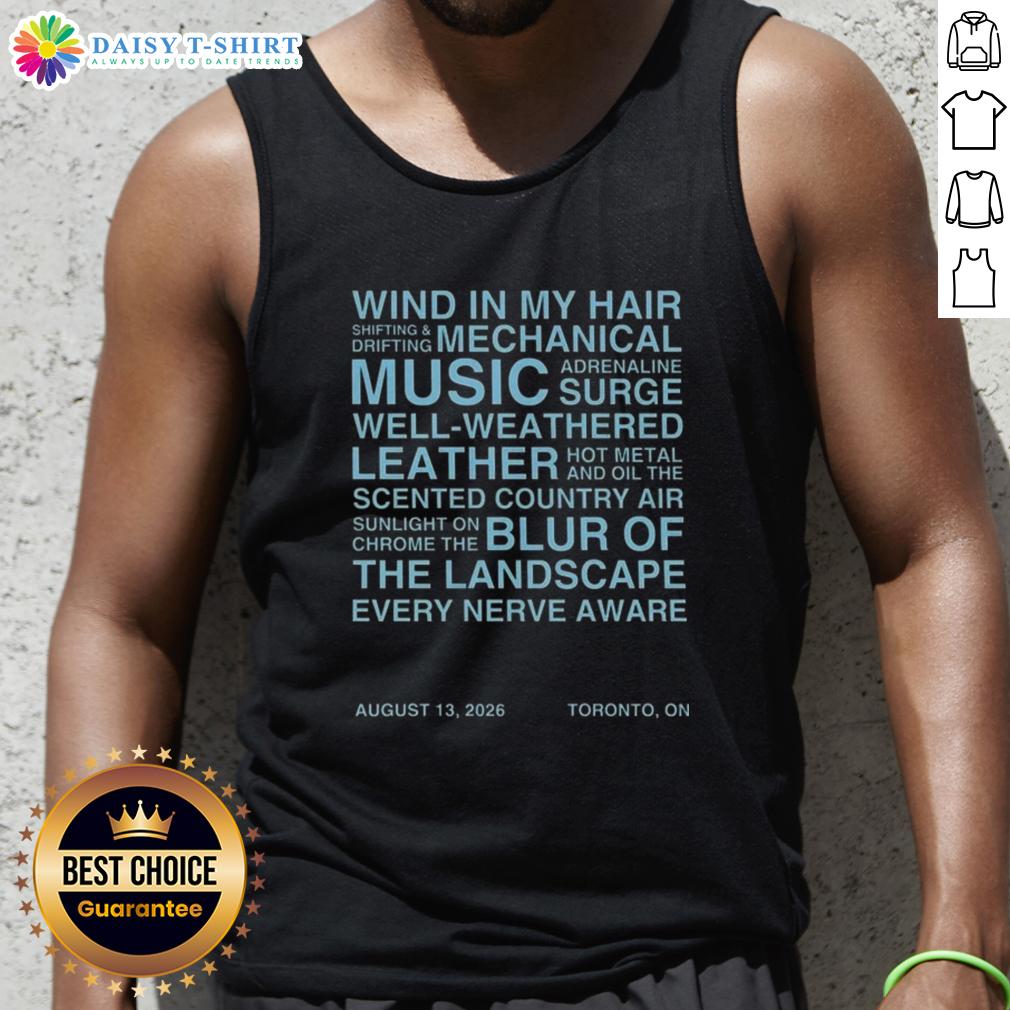 Stylish 2026 tank top with a nice wind effect, hair shifting and drifting, perfect for casual summer outings.