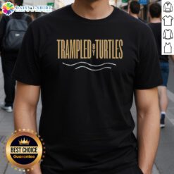 Alt Text: Official Trampled By Turtles With Wild Horses 2026 Tour Logo T-Shirt featuring vibrant design and tour details.