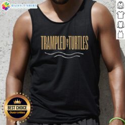 Official Trampled By Turtles With Wild Horses 2026 Tour logo on a stylish tank top for music fans.