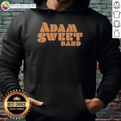 Alt Text: Original Adam Sweet Band Logo Hoodie featuring vibrant colors and a stylish design for music fans and collectors.