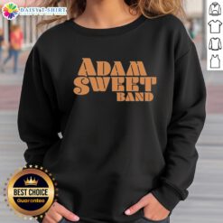 Original Adam Sweet Band Logo Sweatshirt featuring bold logo design and comfortable fabric for music fans.
