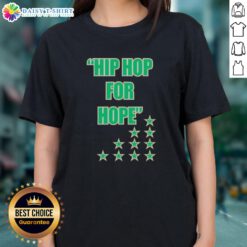 Original Boston Celtics Hip Hop For Hope Ladies Tee featuring vibrant design and team colors, perfect for fans.