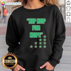 Alt Text: Original Boston Celtics Hip Hop For Hope Sweatshirt featuring a vibrant design and team logo, perfect for fans.