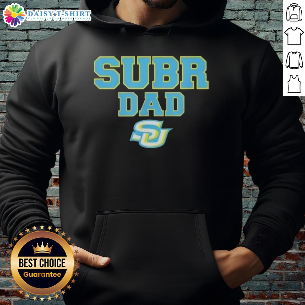 Southern University Jaguars Dad logo hoodie in black, featuring original campus lab design for fans and students.