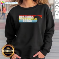 Original I Love Rehoboth Beach Delaware sweatshirt featuring Atlantic wave design, perfect for beach lovers.
