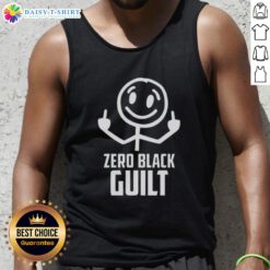 Original Zero Black Guilt Tank Top featuring a stylish design, perfect for casual wear and summer outfits.