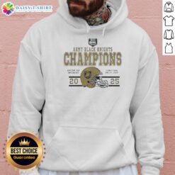 Alt Text: Pretty Army Black Knights Football 2025 Wasabi Fenway Bowl Champions hoodie showcasing team pride and style.