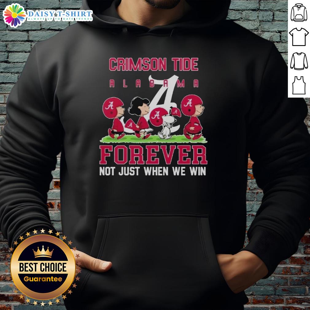 Pretty Peanuts hoodie featuring Alabama Crimson Tide Forever design, perfect for fans celebrating every game.