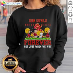 Arizona State Sun Devils Forever sweatshirt with 'Pretty Peanuts' design, perfect for fans all year round.