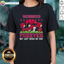 Pretty Peanuts Arkansas Razorbacks Forever Tee for ladies, celebrating team spirit and pride beyond just winning games.