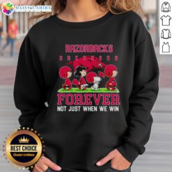 Pretty Peanuts Arkansas Razorbacks Forever Sweatshirt showcasing team spirit, perfect for fans celebrating every game.