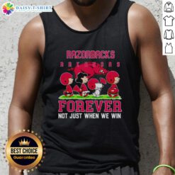 Pretty Peanuts Arkansas Razorbacks Forever tank top showcasing team spirit, perfect for game days and casual wear.