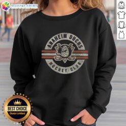 Alt Text: Cozy Top Anaheim Ducks Surround Sweatshirt with team logo, perfect for fans supporting the Ducks during game day.