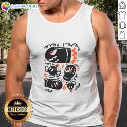 Top Bob Ombing Run Tank Top featuring vibrant design and comfortable fit, perfect for casual wear and gaming fans.