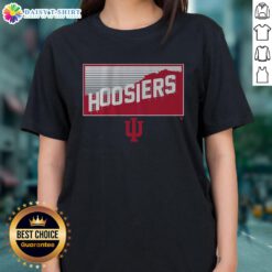 Top Indiana Football Hoosiers in Hollywood Ladies Tee showcasing stylish design and team spirit for female fans.