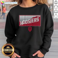 Indiana Football Hoosiers in Hollywood sweatshirt, showcasing team spirit and style for fans of IU football.