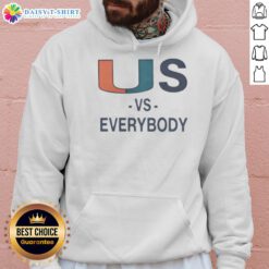 Top Miami Hurricanes vs Everybody hoodie featuring bold graphics and a stylish design for fans and supporters.