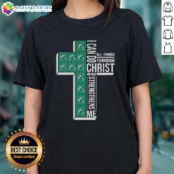 Top Michigan State Spartans women's basketball tee featuring 'I Can Do All Things Through Christ' design for fans.