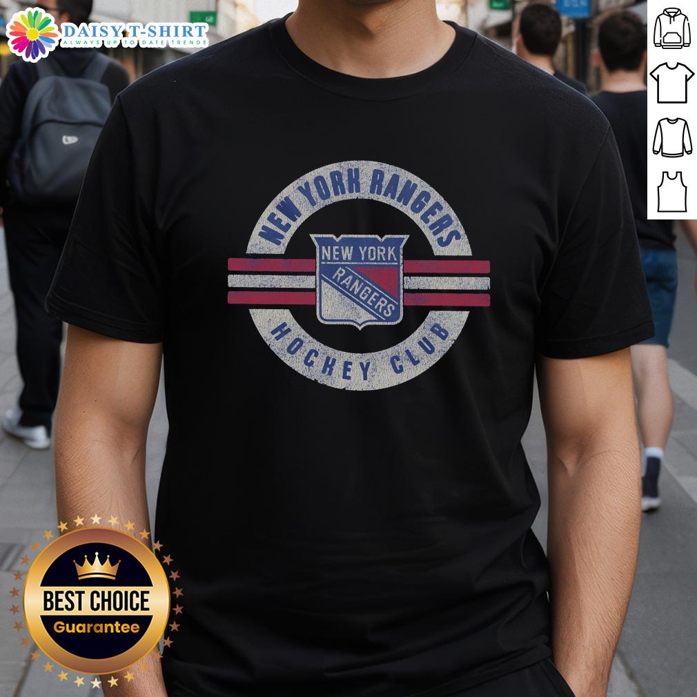Top New York Rangers Surround T-Shirt featuring bold team graphics and vibrant colors for passionate fans.