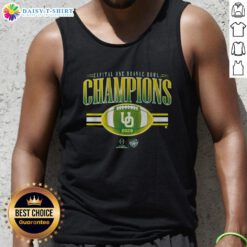 Top Oregon Football CFP Orange Bowl Champions tank top showcasing team pride and style for fans.