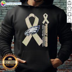 Alt Text: Good Philadelphia Eagles hoodie featuring 'Honor, Courage, Commitment' design, perfect for fans showing team pride.