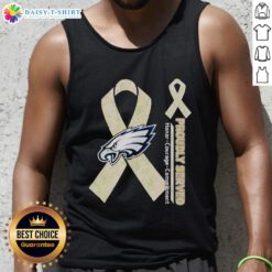 Good Philadelphia Eagles tank top showcasing pride, honor, courage, and commitment in vibrant team colors.
