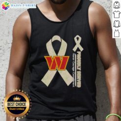Alt Text: Good Washington Commanders tank top showcasing pride, honor, courage, and commitment in team spirit.