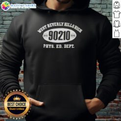 Good West Beverly Hills High Phys Ed Dept hoodie featuring school colors and logo, perfect for athletes and fans alike.