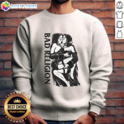 Hot Bad Religion Naughty Nuns sweatshirt featuring bold graphics and a stylish design for fans of edgy streetwear.