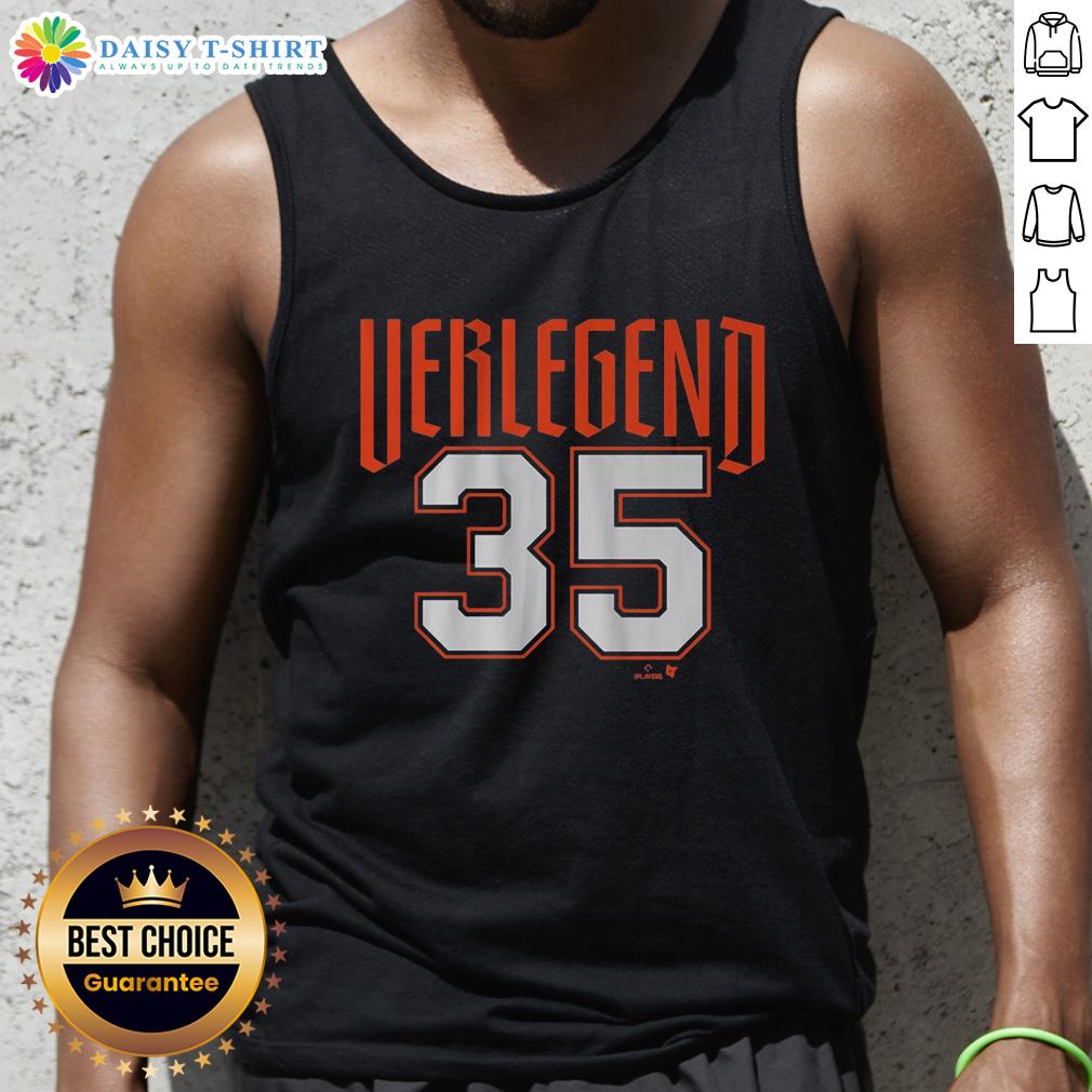 Justin Verlander wearing a Detroit Verlegend tank top, showcasing team pride and style for fans of the MLB superstar.