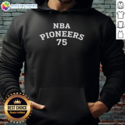 Official Cooper Clifton Lloyd NBA Pioneers 75 Hoodie showcasing a stylish design for basketball fans.